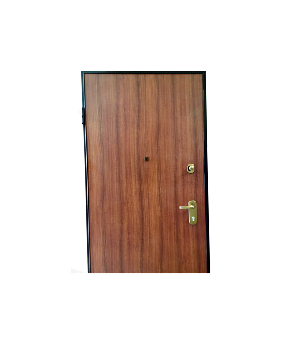 porta segurança em mogno