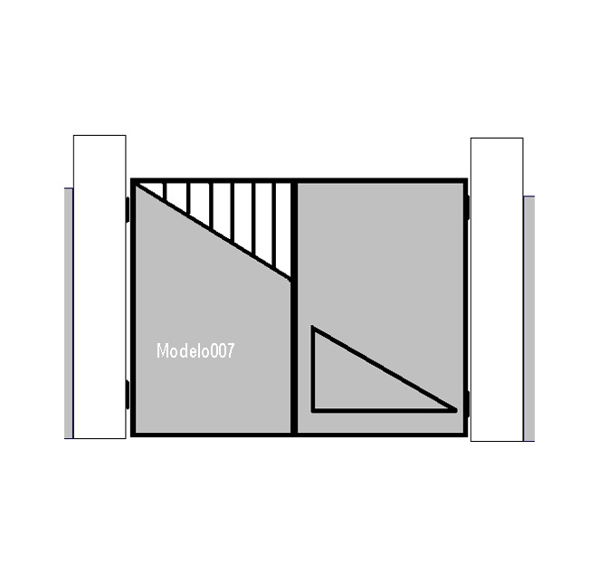 portão modelo moderno desenho